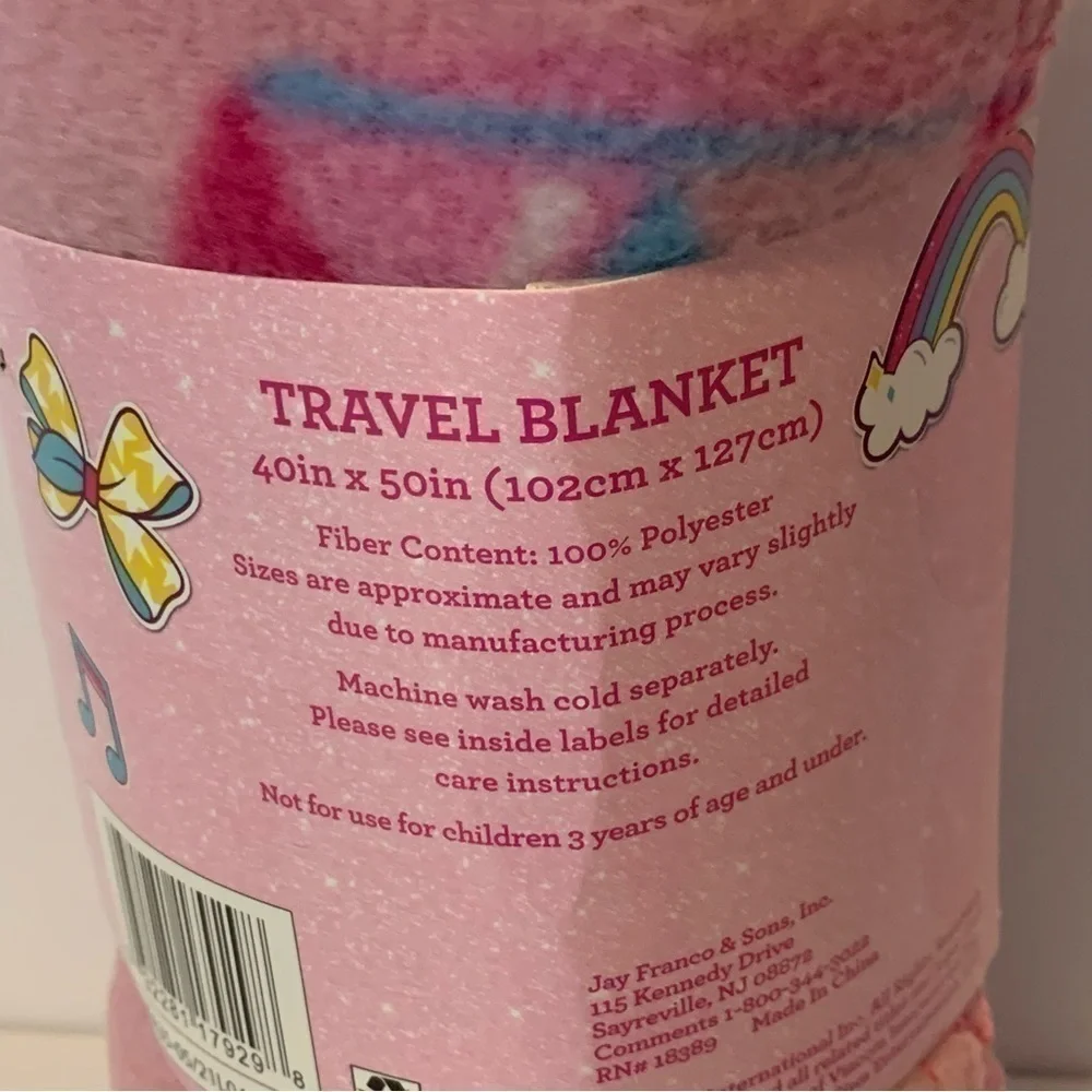 ❤️FINAL PRICE❤️NWT. NICKELODEON JoJo Siwa Travel Blanket